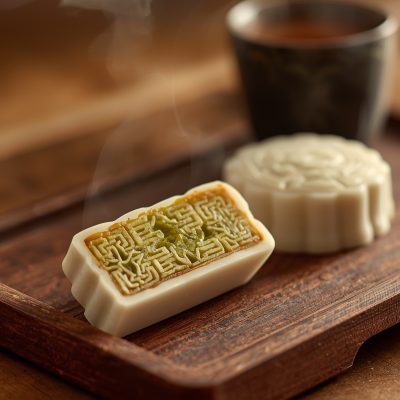 bánh trung thu nhân đậu xanh dẻo