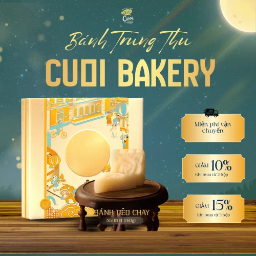 Bánh dẻo trung thu chay, dành cho người ăn kiêng