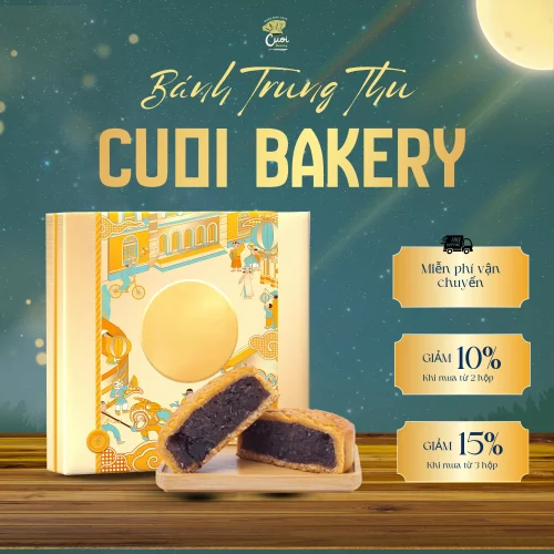 Bánh Trung Thu Nướng Nhân Việt Quất