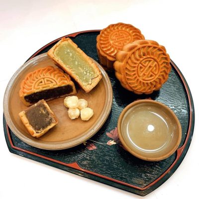 bánh trung thu dẻo nhân khoai môn