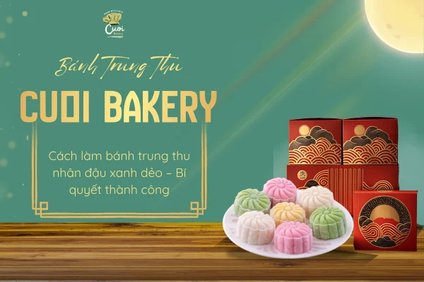 cách làm bánh trung thu nhân đậu xanh dẻo bí quyết thành công