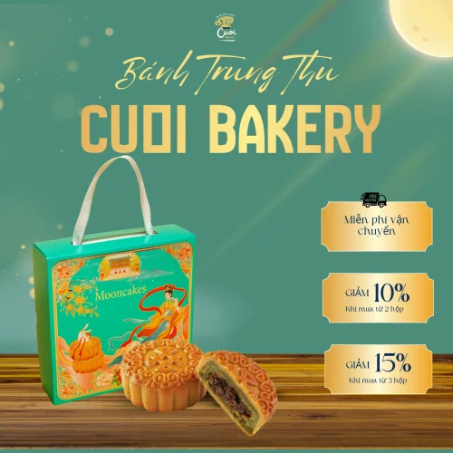 Bánh trung thu Healthy vị trà xanh