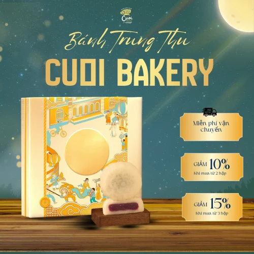 Bánh Trung Thu Dẻo Nhân Khoai Môn