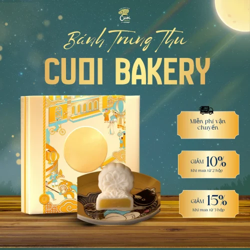 Bánh Trung Thu Dẻo Nhân Đậu Xanh