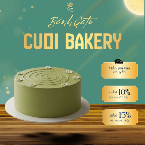 bánh sinh nhật matcha