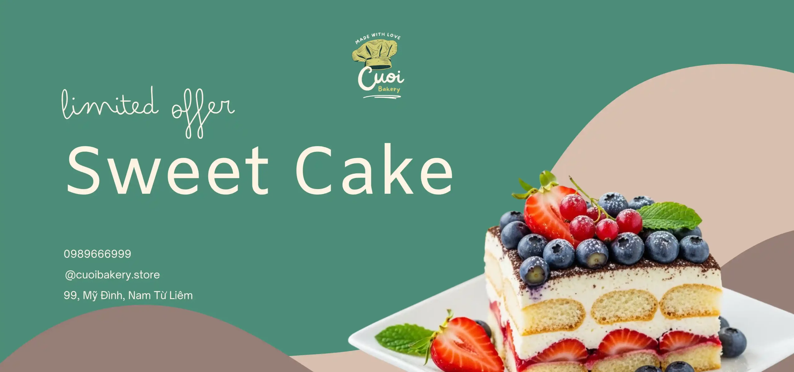 Banner Bánh ngọt Cuội Bakery