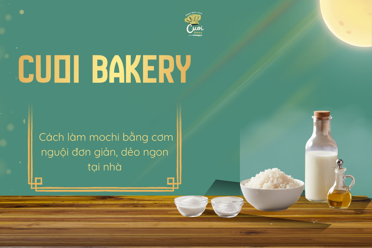 cách làm bánh mochi bằng cơm nguội tại nhà